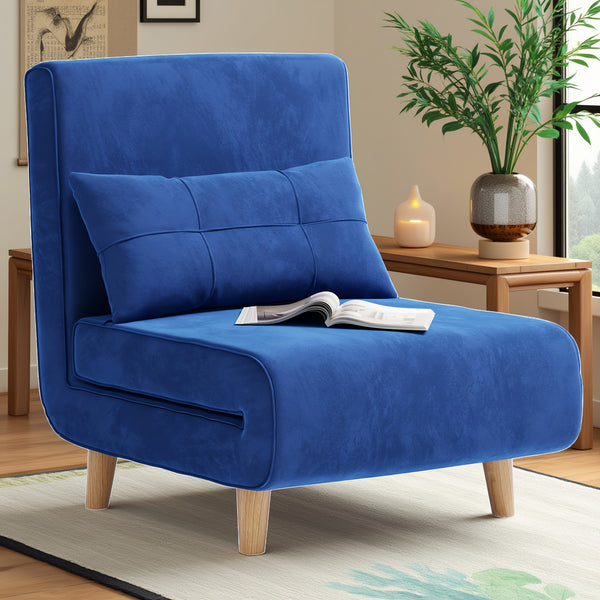 Convertible Sofa Bed Sleeper 3-in-1 Convertible Sofa Bed Sleeper Chair | 6-Level Adjustable Backrest