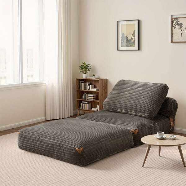 Single Folding Sofa Bed, Modern Convertible Sleeper Chair Sofa Bed for Adults