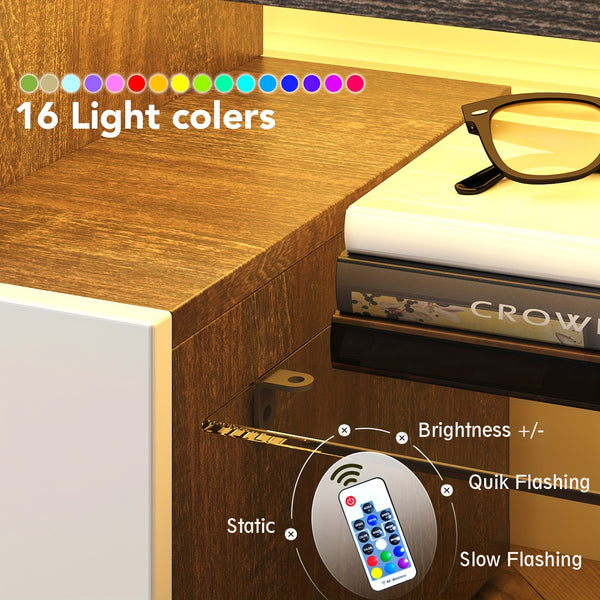 Farmhouse LED TV Stand for 50\u002F55\u002F65\u002F70\u002F75\