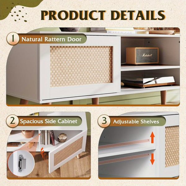 Stable TV Stand for 65 Inch TV, 58\