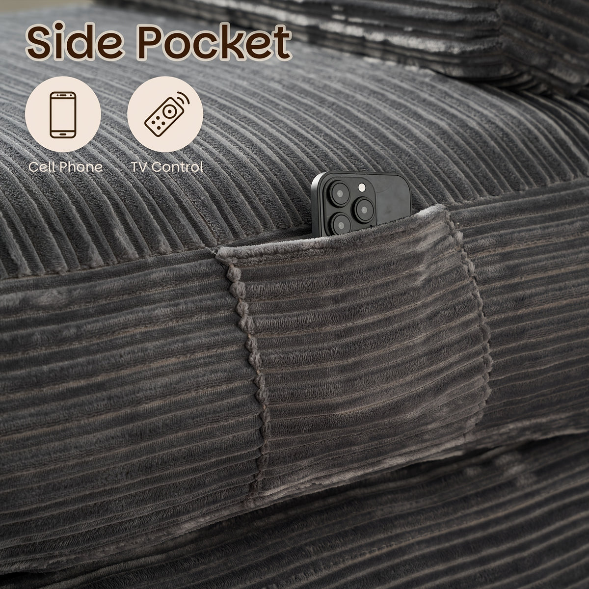 Single Folding Sofa Bed, Modern Convertible Sleeper Chair Sofa Bed for Adults