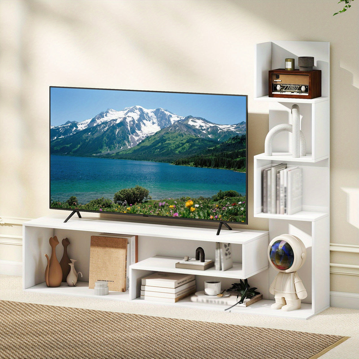 LIFEZEAL 50-Inch TV Stand for Large TVs up to 50\