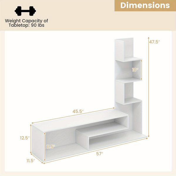 LIFEZEAL 50-Inch TV Stand for Large TVs up to 50\