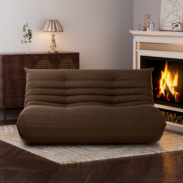 Creative Fireplace Chair, Large Double Sofa, Couple Bean Bag Chair, Sofa That Can Accommodate Two People