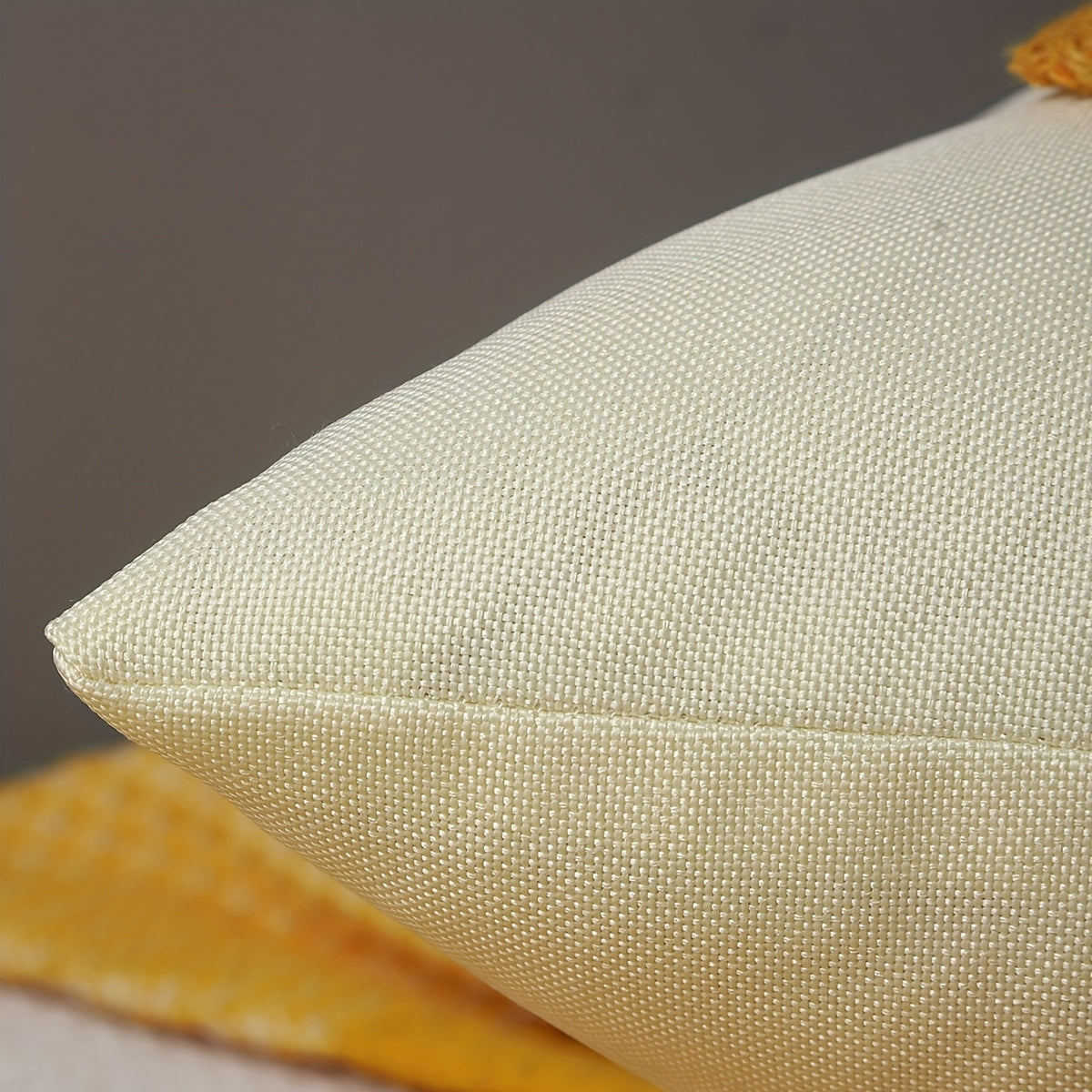 Machine Washable Decorative Cushion Case with Zipper - Living Room & Bedroom Decor