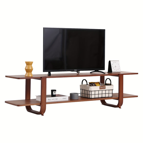 Modern Bamboo TV Stand Furlide Mid Century Modern Bamboo TV Stand For Up To 65''