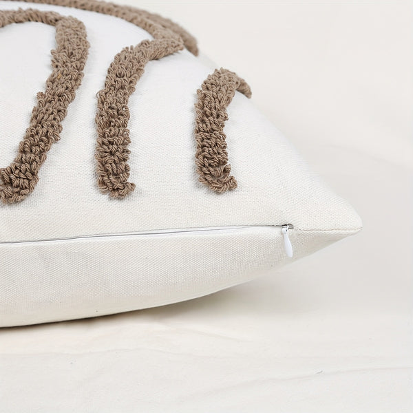 Boho Throw Pillow Covers Decorative Pillow Cases Embroidery Geometric Pattern Cushion Covers