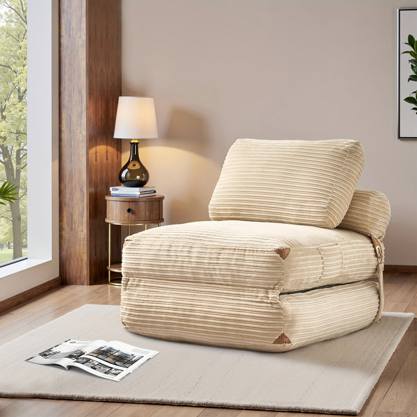 Single Folding Sofa Bed, Modern Convertible Sleeper Chair Sofa Bed for Adults