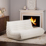 Creative Fireplace Chair, Large Double Sofa, Couple Bean Bag Chair, Sofa That Can Accommodate Two People