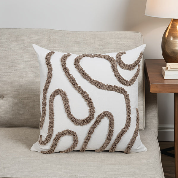 Boho Throw Pillow Covers Decorative Pillow Cases Embroidery Geometric Pattern Cushion Covers